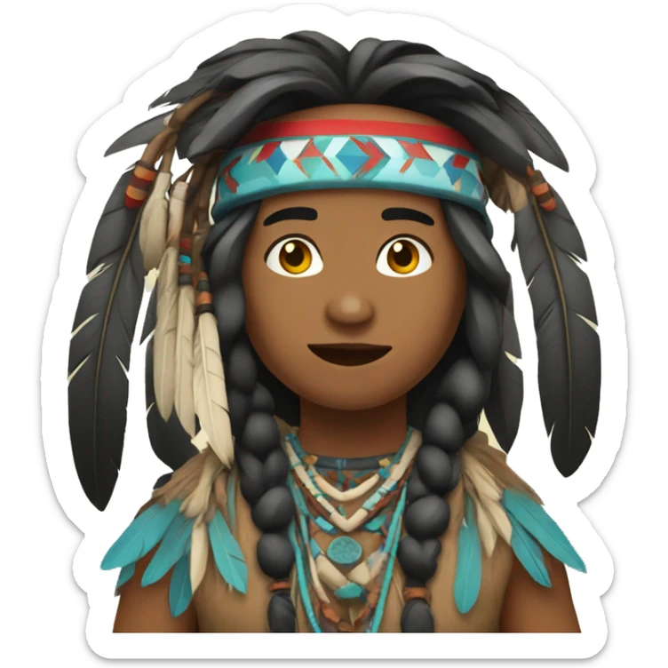 Native America  sticker