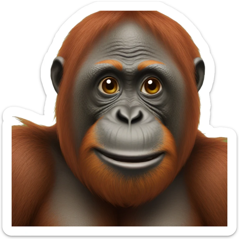 orangutan sticker