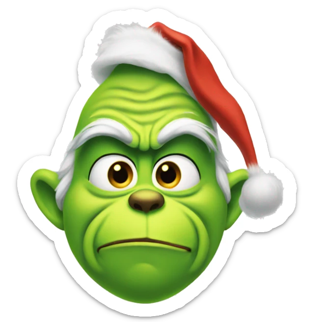 Grinch sticker