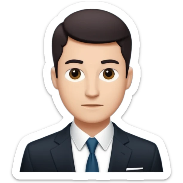 business magazine cover inspired by Forbes, with a strong masculine aesthetic. sticker