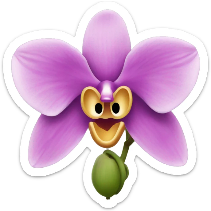 Orchid sticker