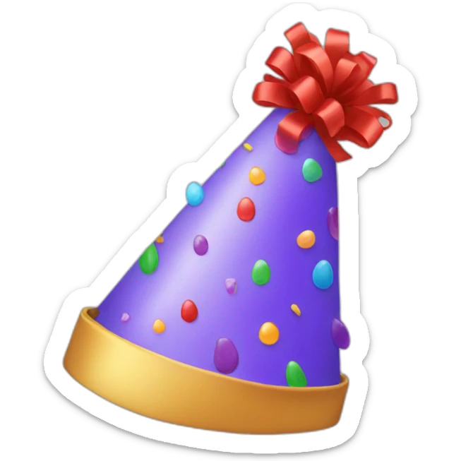 birthday hat sticker