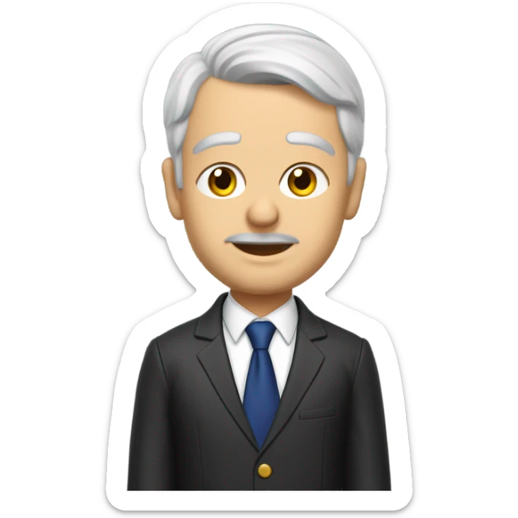 Kilen Georgescu candidate for President of Romania super realistic sticker