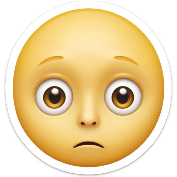 Hazme una carita redonda  amarilla aturdida con un porro en la boca sticker