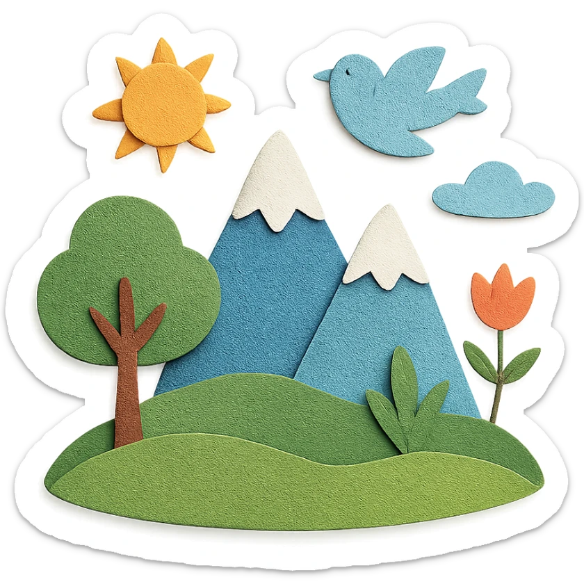 Nature sticker