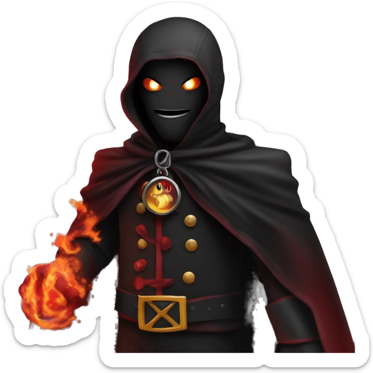 Shadow Elmo: The Scarlet Spark

Elmo Disney Villain: The Scarlet Spark A chaos-loving, deceptive villain with a mischievous nature, The Scarlet Spark ignites fires, wearing a crimson cloak and appearing in flashes of red smoke. sticker