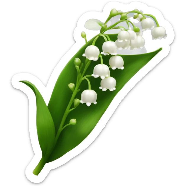  lily of the valley sticker