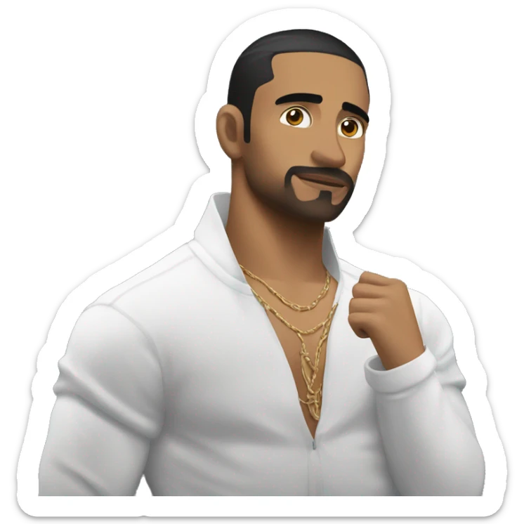 Create an emoji of the muscian and artist Arca sticker