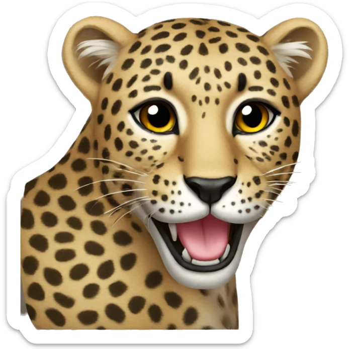 Leopard  sticker