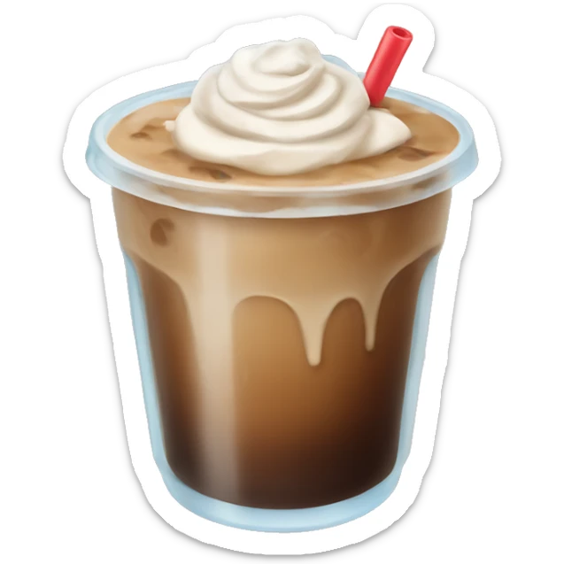 iced coffee sticker