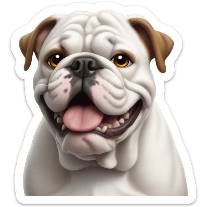 bulldog  sticker