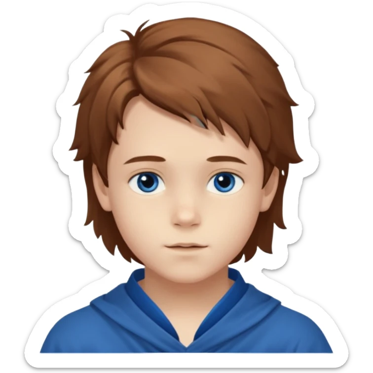 Ein junges Mädchen mit klaren, blauen Augen und langes braunen wellig-glattem Haar, hellem Teint mit sanftem Glow. Zarte, harmonische Gesichtszüge freundlicher Ausdruck. Dezente braune schwarze Brille, moderner, minimalistischer Stil. Gesamtwirkung: intelligent, feminin, natürlich schön sticker