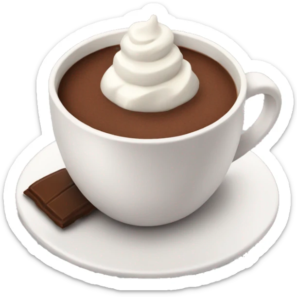 Hot chocolate  sticker