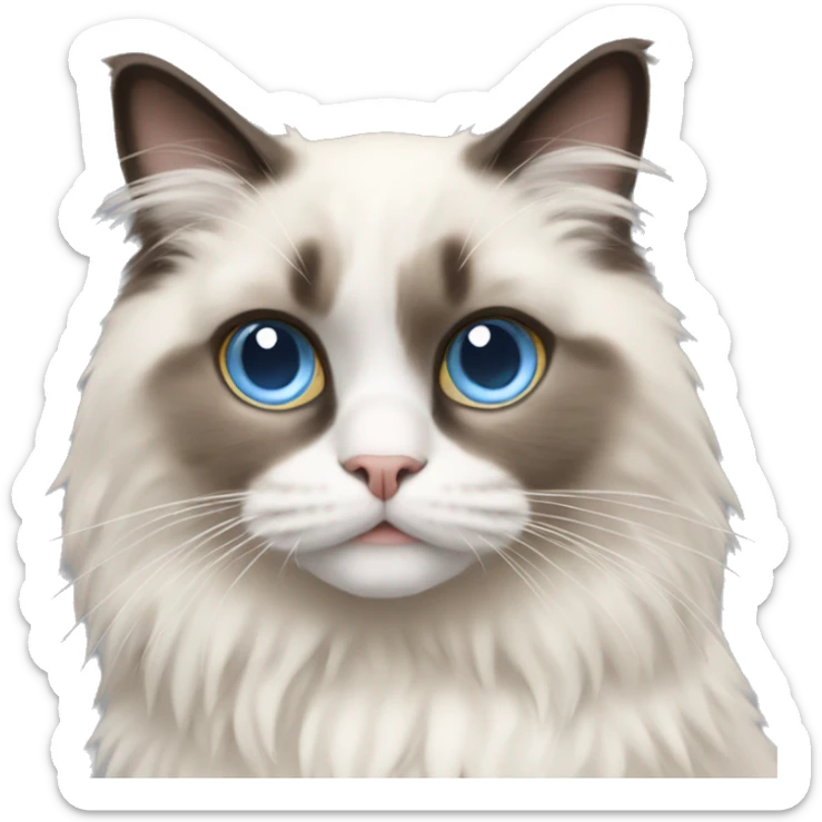Ragdoll cat sticker