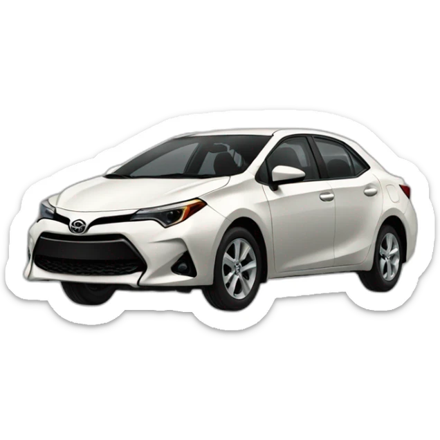 Toyota corolla sticker