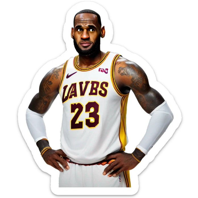 Lebron James sticker