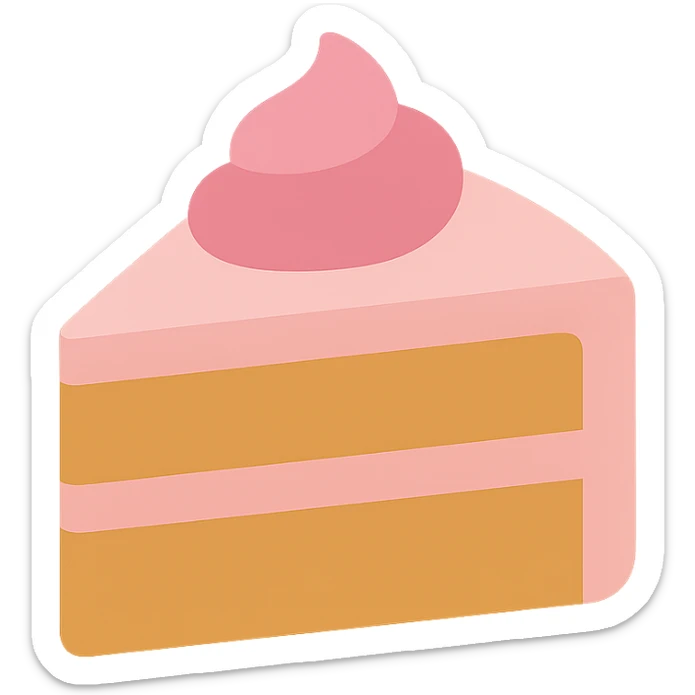 Cake sticker