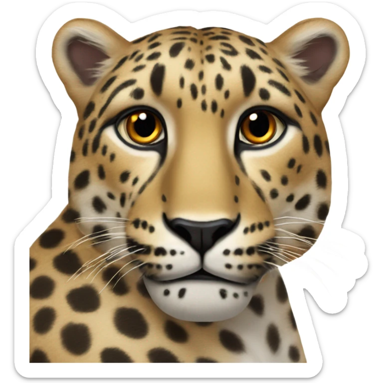 Un léopard  sticker