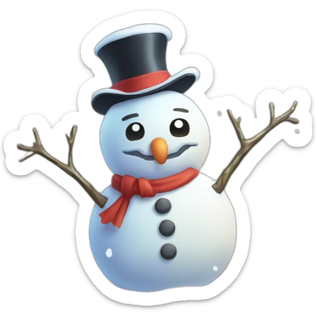 Snowman Badge Medal Epic Mystery Legendary NewYear PokemonTheme Pokeball Snowfall Snowballs sticker