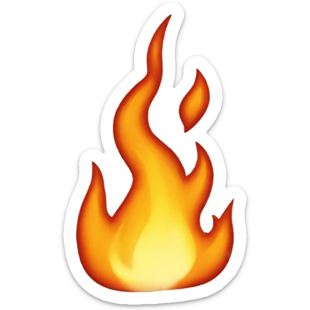 Fire sticker