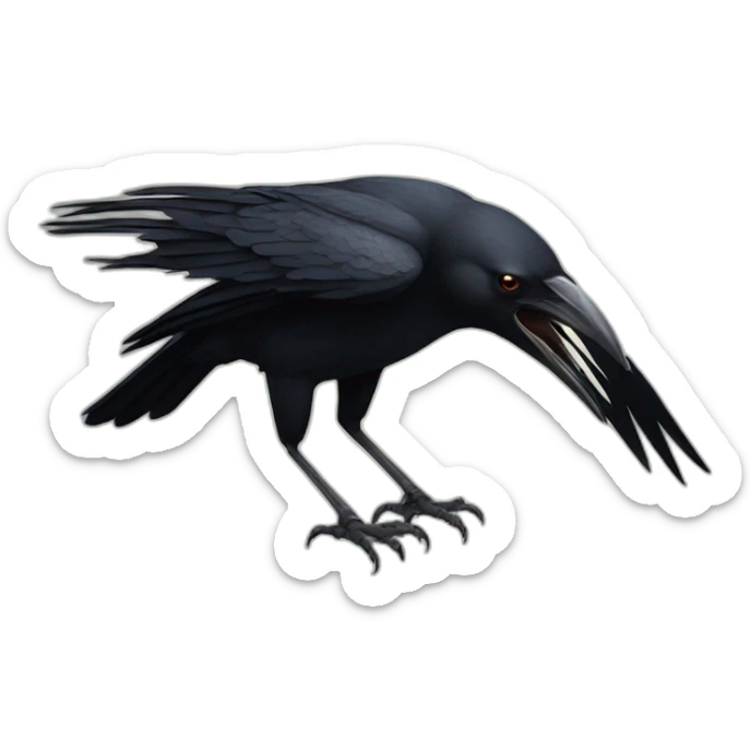 crow-attack sticker