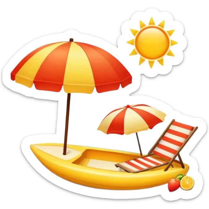 Summer sticker