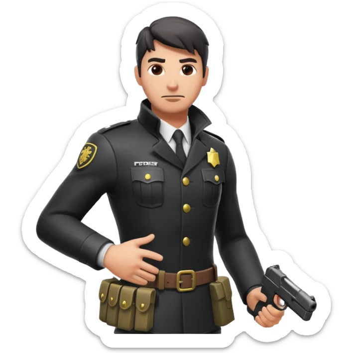 Crea un immagine con un uomo che fa il pollice alto stile fortnite  sticker