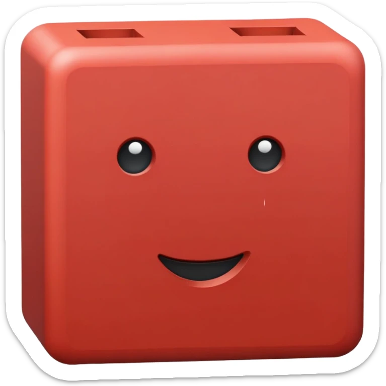 brick icon sticker