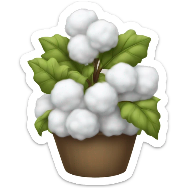 cotton  sticker
