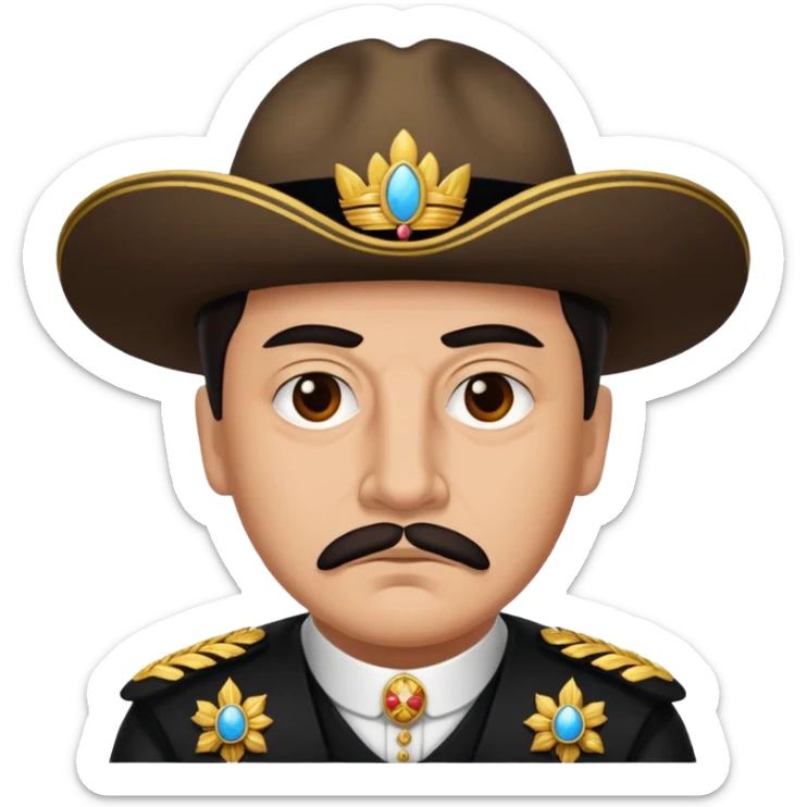 El Mencho, the famous drug dealer and emperor sticker