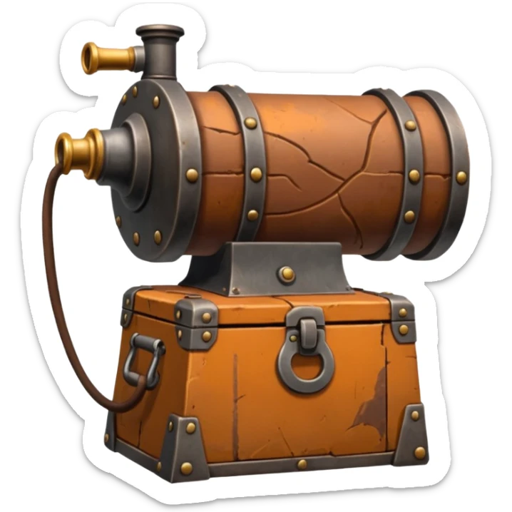 débrouillard ferraille cuivre  post apo survie loot gaming pas de personnage sticker