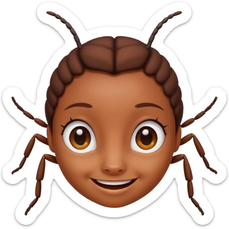 Girl ant sticker