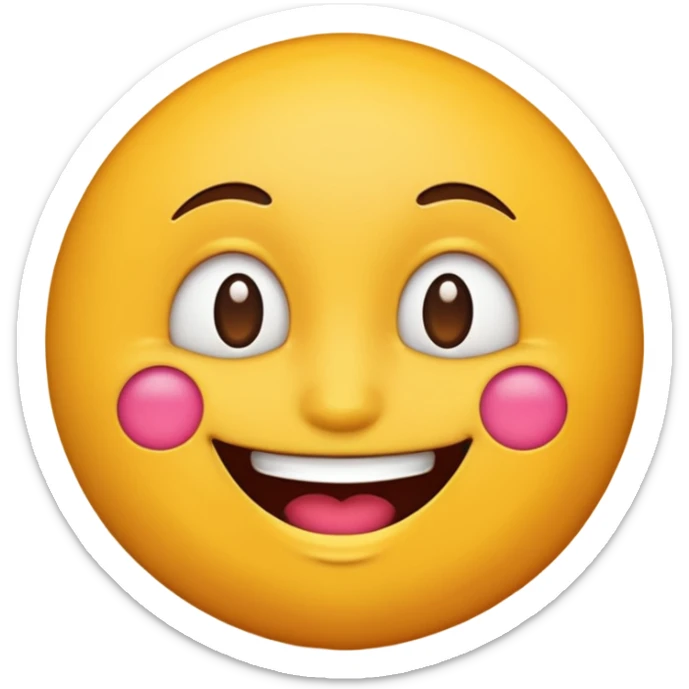 the word 'Silah' in an emoji style with a smiling face incorporated into the text, vibrant and fun sticker