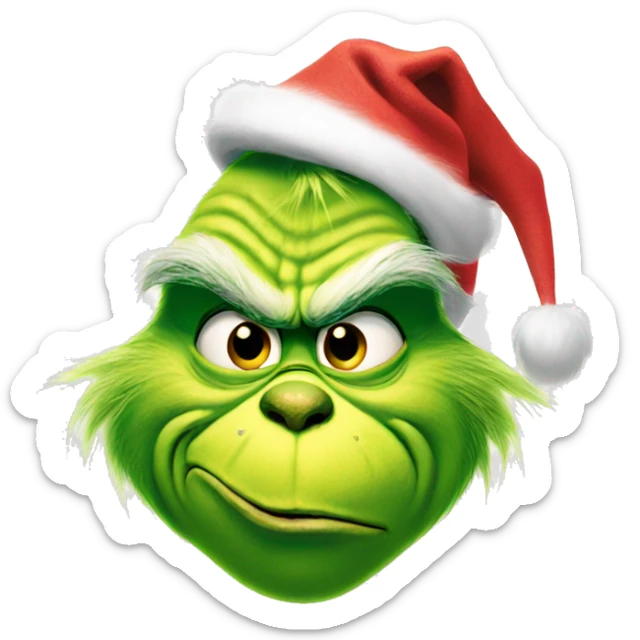 The Grinch sticker