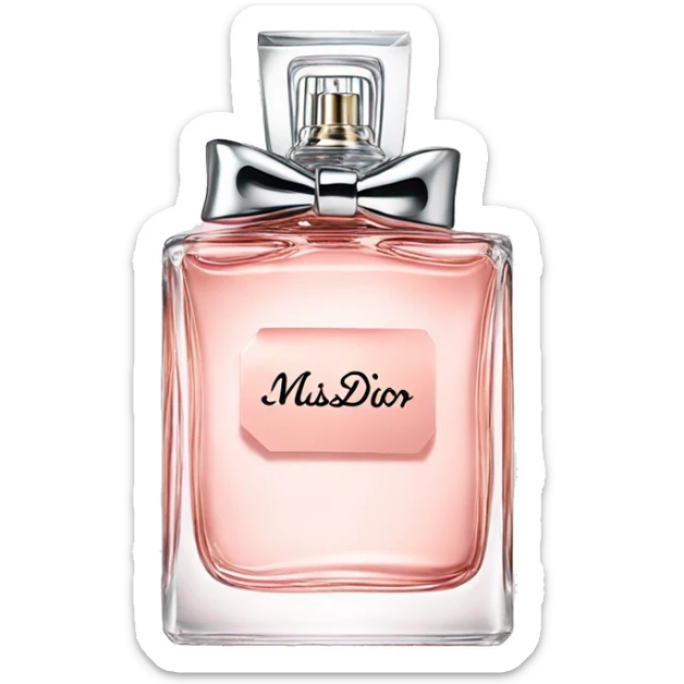 Miss dior perfume sticker