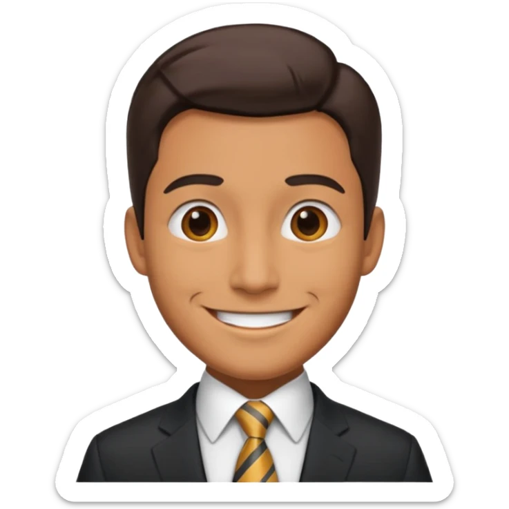 I want a emoji of a character Berlin from money heist sticker