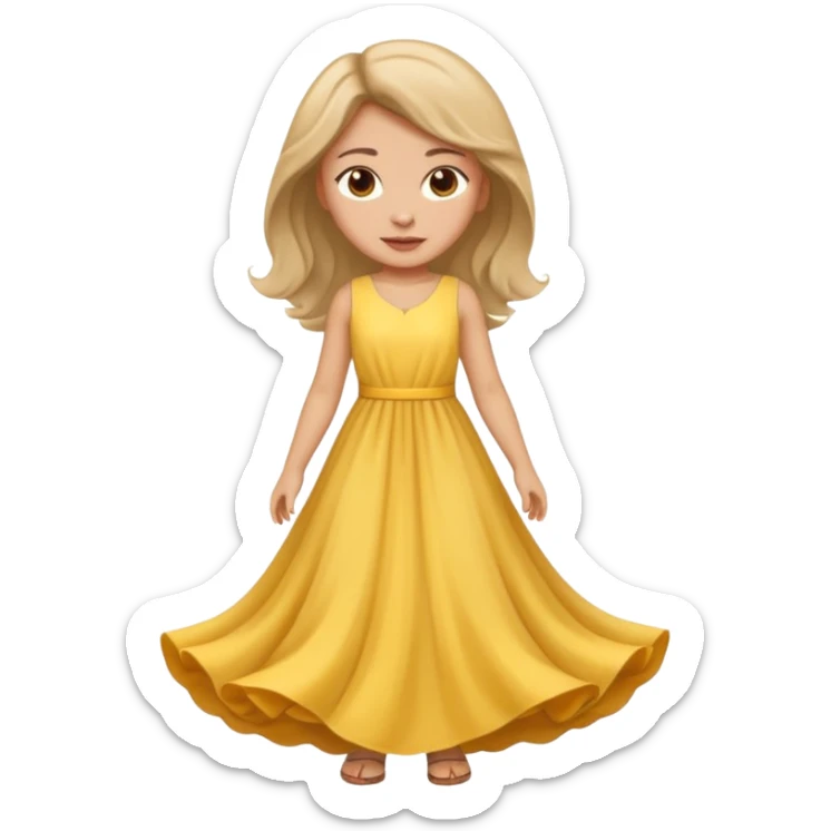 دختر با لباس sticker