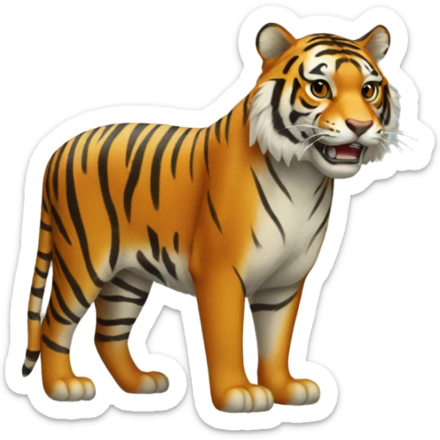 tiger sticker