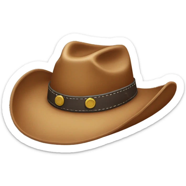 Cowboy hat sticker