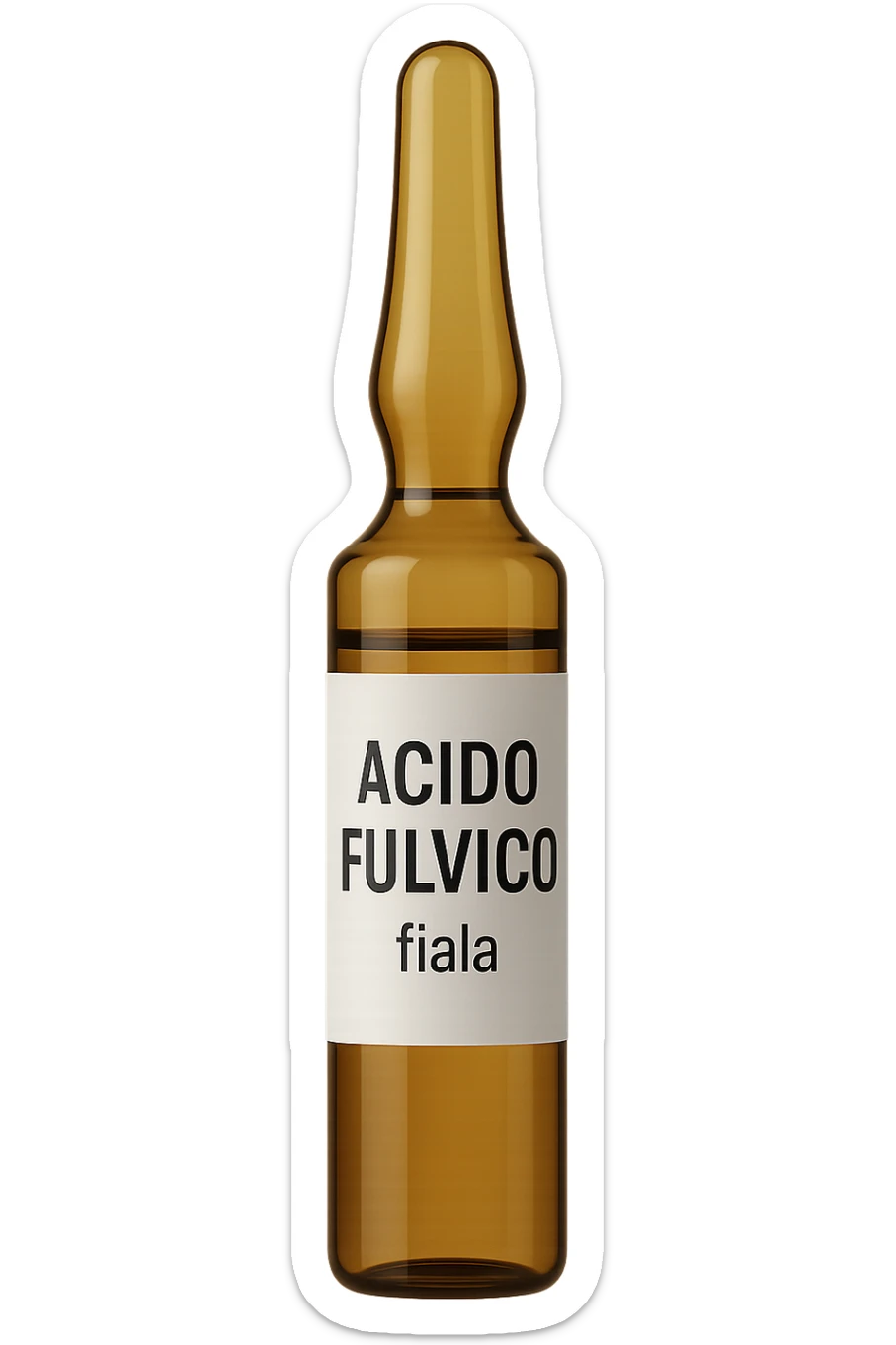 Acido fulvico fiala in italiano sticker