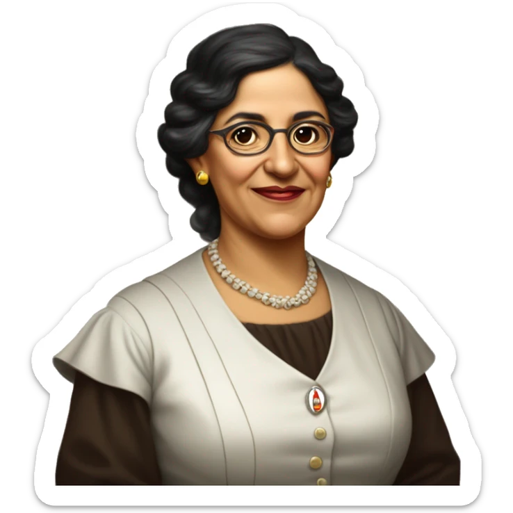 Julia Constancia de Burgos García was a Puerto Rican poet. As an advocate of Puerto Rican independence, she served as Secretary General of the Daughters of Freedom, the women's branch of the Puerto Rican Nationalist Party.  sticker