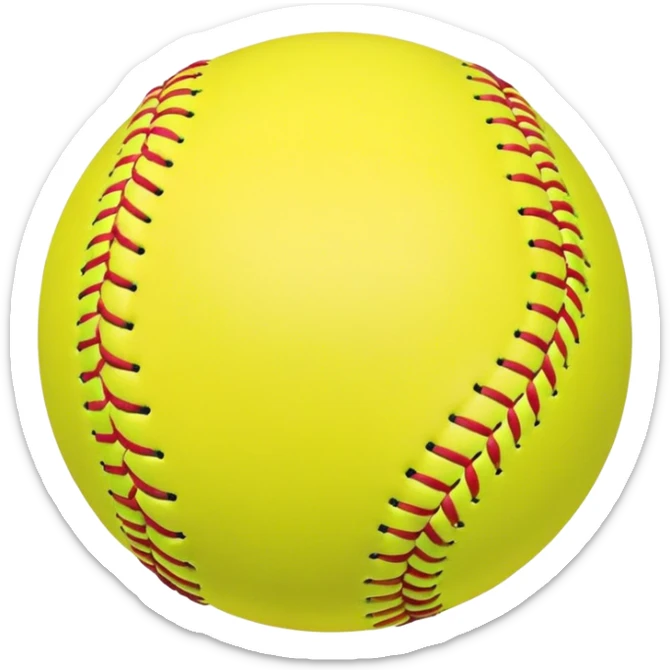 SOFTBALL sticker