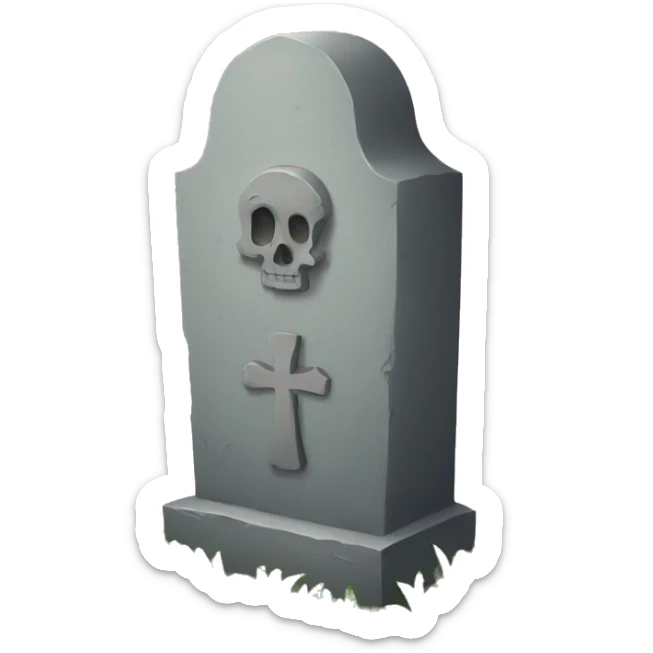 Grave sticker