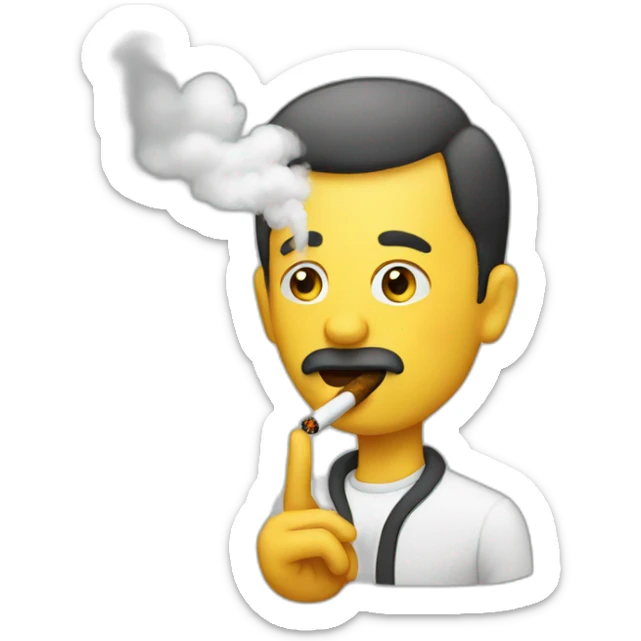 Smoking sticker