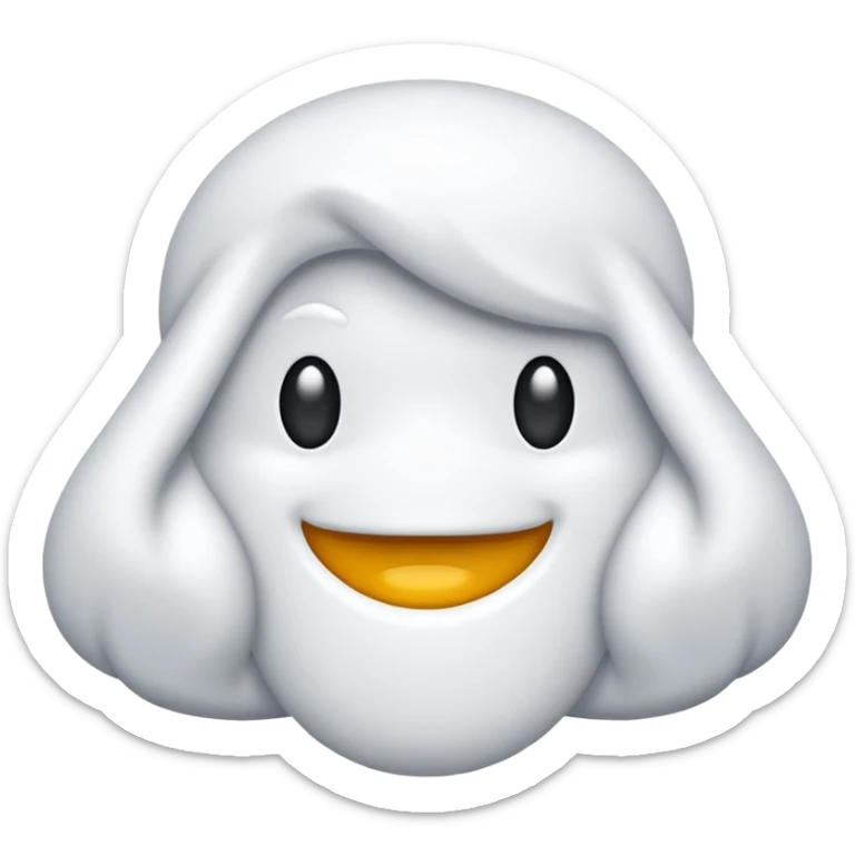 lazo blanco  sticker