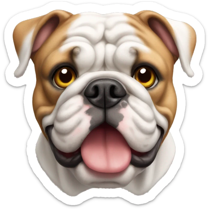 English bulldog sticker
