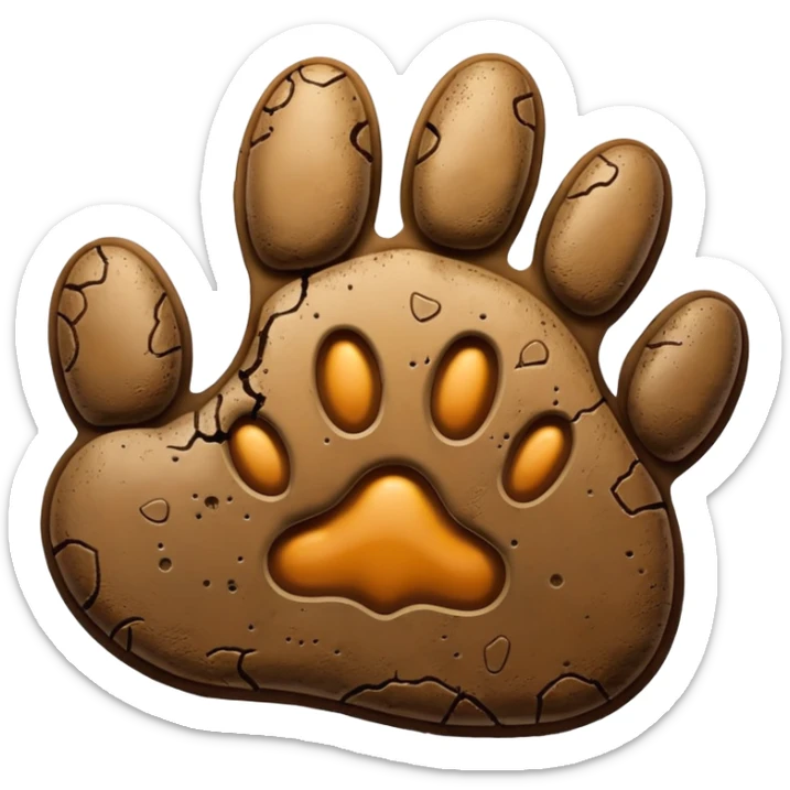 paw print sticker