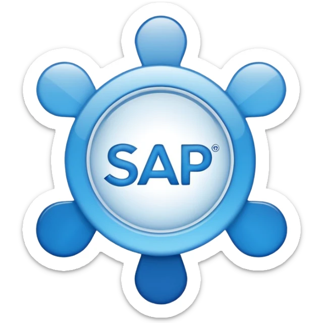 Logo SAP sticker