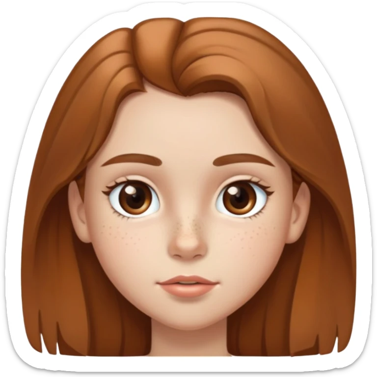 12 year old girl with long medium light brown hair (very long) kind of light brown eyes medium thick eyebrows a little bit big lips small freckle on cheek and another freckle under eye sticker
