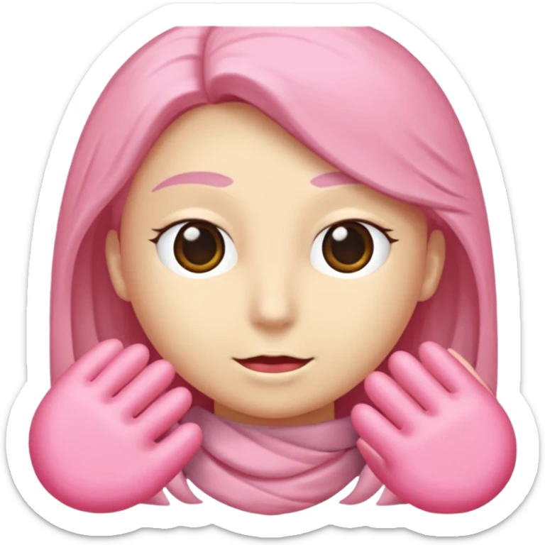 Karakter birisi düz saçlı birisi dalgalı bir stoplu saklı birisi açık saçlı boydan birisi mavi kıyafetleri birisi pembe kıyafetli boydan kız karakter sticker